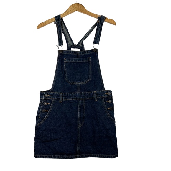 Forever 21 Adorable Denim Skirt Tall‎ Overalls Size M - Picture 1 of 4